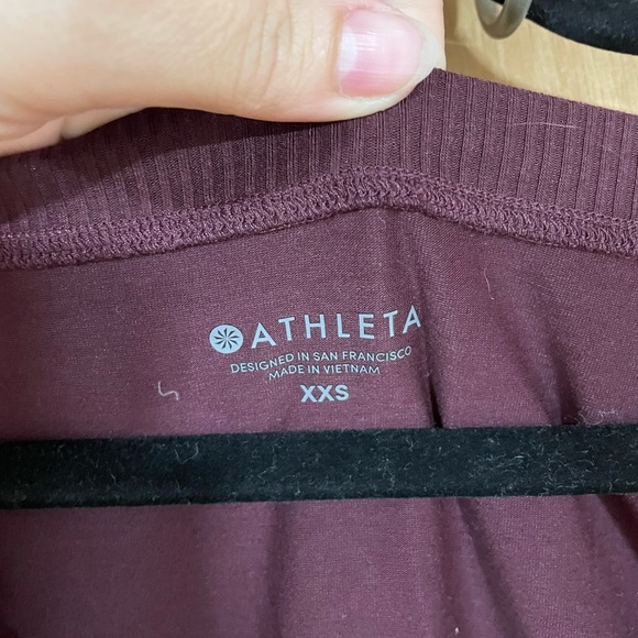 #85-ATHLETA-  Encore Wrap Crop Top - Picture 3 of 4